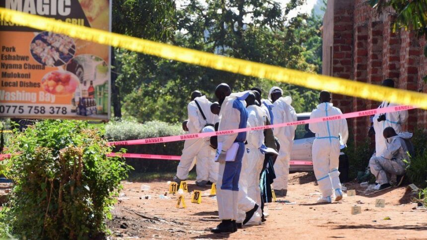 1 killed and 7 injured in a suspected ‘terrorist’ explosion in Kampala