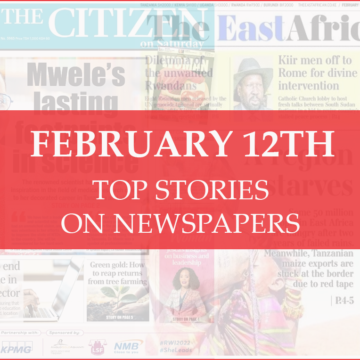February 12, 2022 Top Stories on Newspapers