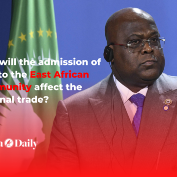 How will the admission of DRC to the East African Community affect the regional trade?