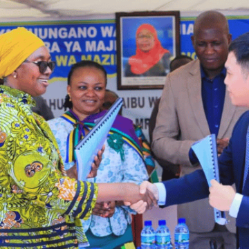 CCECCC of China will build the Songea water project that will serve 400,000 Tanzanians
