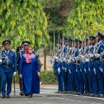 President Samia urges new police officers to tackle road accidents, corruption