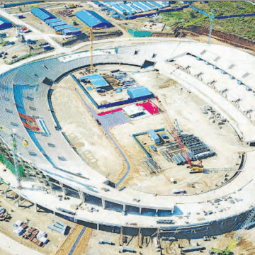 Tanzania’s AFCON Stadium hits major milestone ahead of schedule