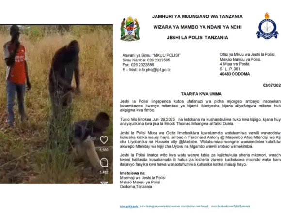 Screenshot 2025-07-04 075220 Two arrested in Geita over beating death of young man accused of theft