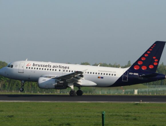 Brussels_Airlines_Airbus_A319_landing_at_Brussels_Airport Brussels Airlines Launches Twice-Weekly Kilimanjaro Flights Starting June 2026